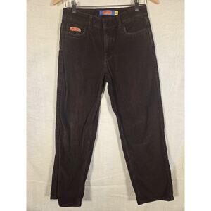 Empyre Brown Corduroy Pants Womens Size 26 Straight Leg Skate Streetwear